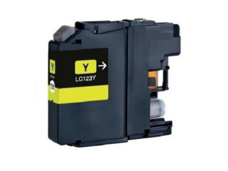 Cartouche compatible Brother LC121Y LC123Y - Jaune
