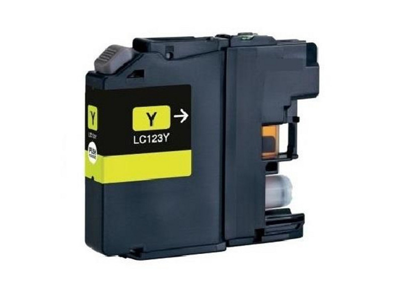 Cartouche compatible Brother LC121Y LC123Y - Jaune