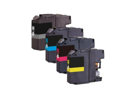 Pack de 4 Cartouches compatibles Brother LC121 LC123 - BK/C/M/Y