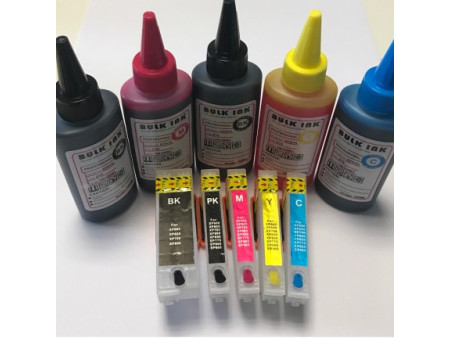 Cartouches rechargeables EPSON T3351 T3361 T3362 T3363 T3364 - 33XL