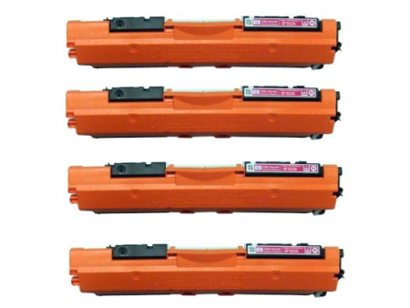 Lot de 4 Toners compatibles HP CF350A CF351A CF352A CF353A