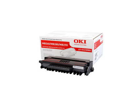 Toner compatible OKI MB260/280/290 - 01239901 - Noir