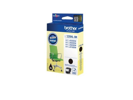 Cartouche Brother LC229XLBK - noir - 2400 pages