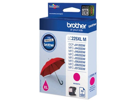 Cartouche Brother LC225XLM - Magenta - 1200 pages