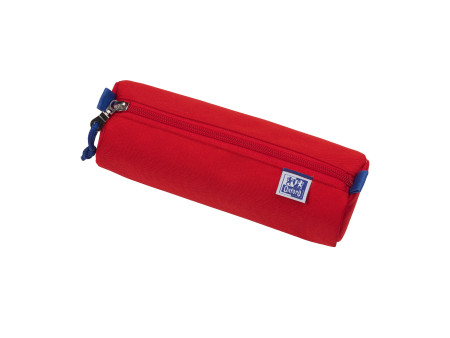 Oxford Trousse ronde, polyester, rond, grand, rouge