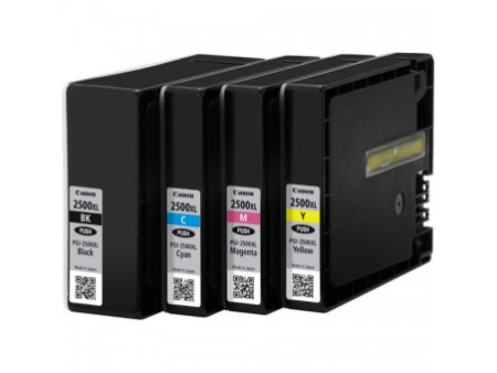 Multipack 4 Cartouches Canon PGI-2500XL BK/C/M/Y