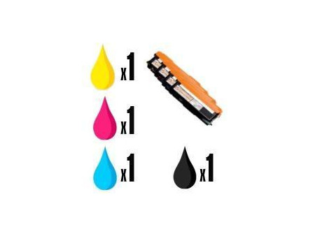 Lot de 4 toners compatibles Brother TN326 TN-326