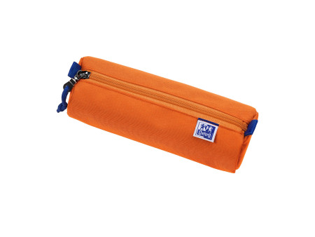 Oxford Trousse ronde, polyester, rond, grand, orange