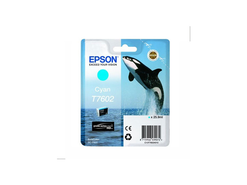Cartouche Epson T7602 - cyan (25,9ml)