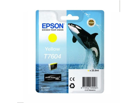 Cartouche Epson T7604 jaune (25,9ml)