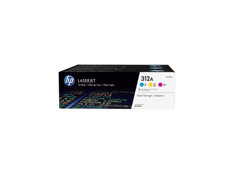 Toner HP 312A  - Pack de 3 (C/M/Y)
