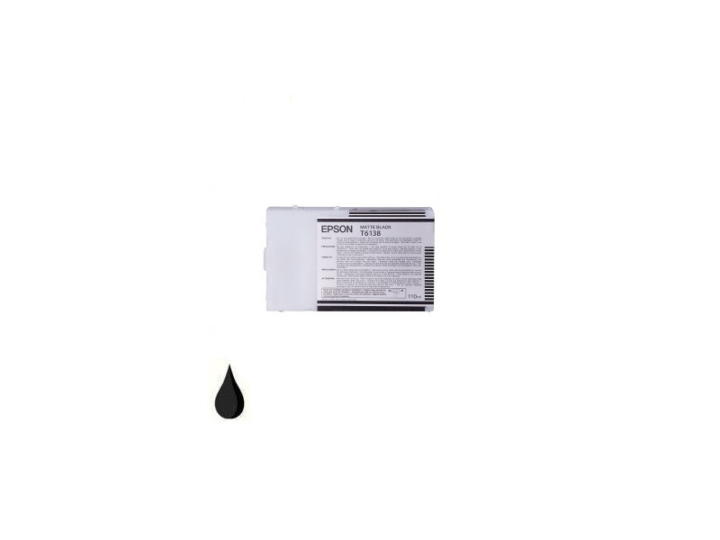 Cartouche compatible Epson T6138 - Noir mate