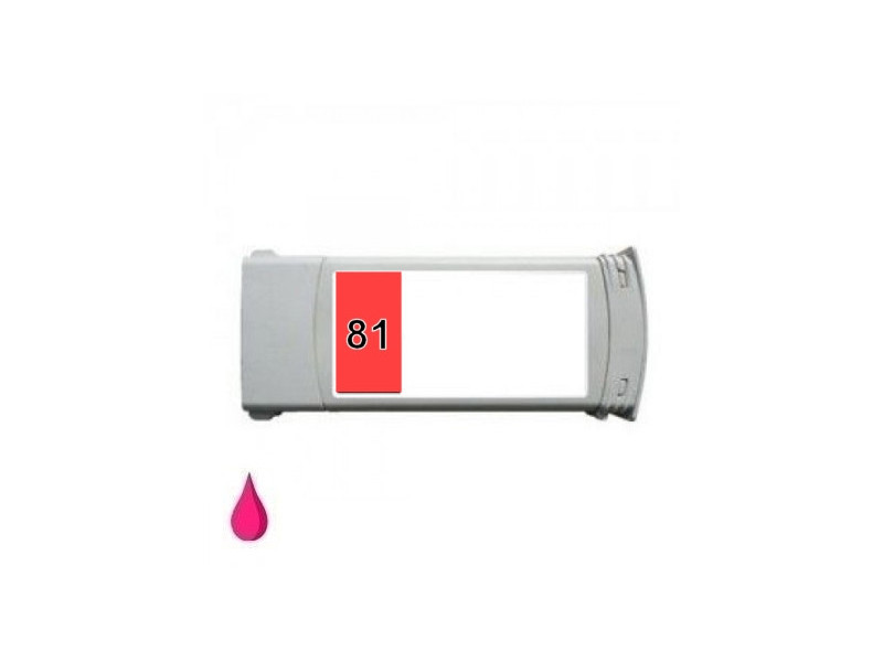 Cartouche compatible HP 81 - C4932A - Magenta