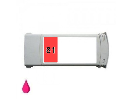 Cartouche compatible HP 81 - C4935A - Magenta clair