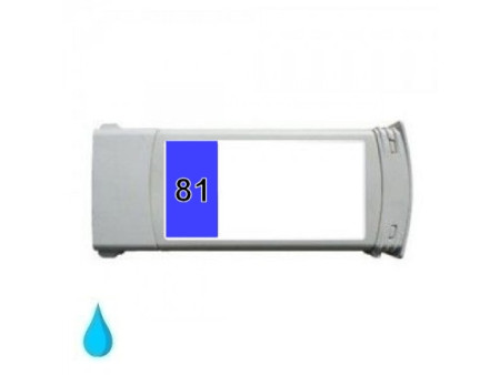 Cartouche compatible HP 83 - C4944 - Cyan clair