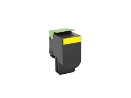 Toner compatible Lexmark 70C2HY0 - Jaune (3.000 pages)