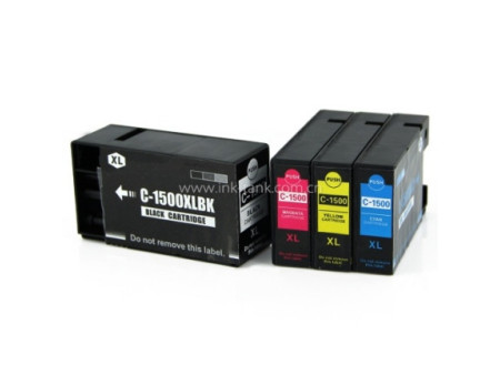 Multipack 4 Cartouches compatibles Canon PGI-1500XL BK/C/M/Y