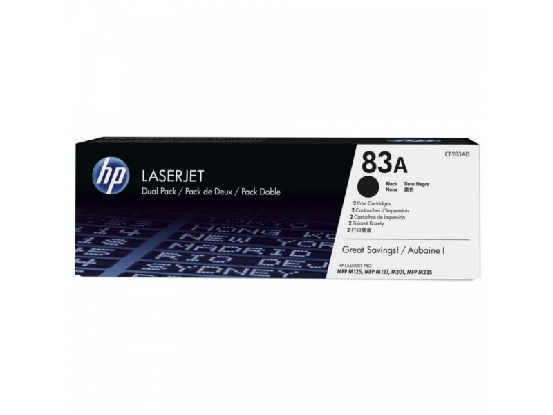 Toner HP CF283AD (pack de 2)