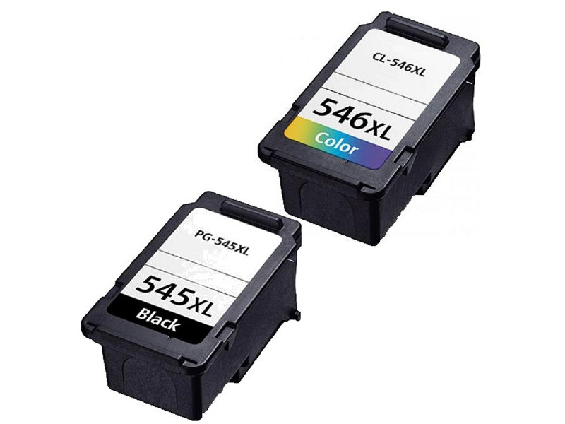 Multipack compatible Canon  PG-545XL/CL-546XL (noir + couleur - 2 cartouches)