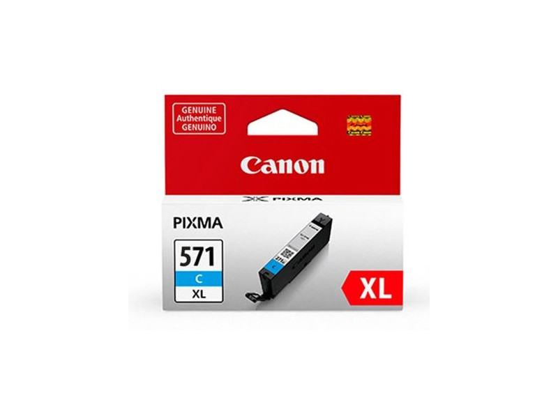 canon cartouche jet d'encre cyan cli-571xl c