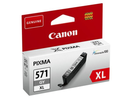 canon cartouche jet d'encre gris cli-571xl gy