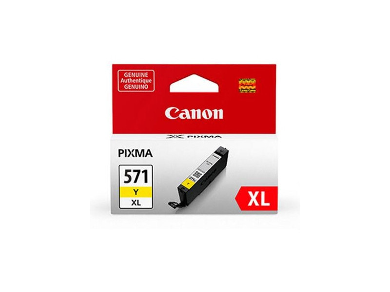 canon cartouche jet d'encre jaune cli-571xl y