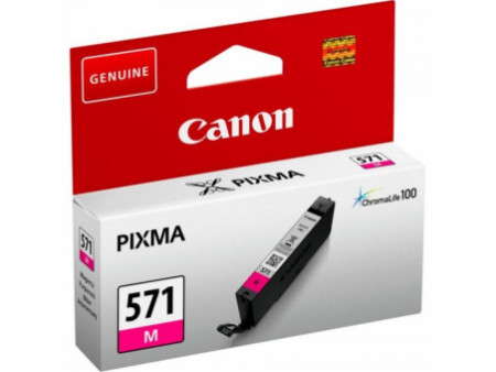 canon cartouche jet d'encre magenta cli-571 m capacidad pixma mg/5700 series/6800 series/7700 series