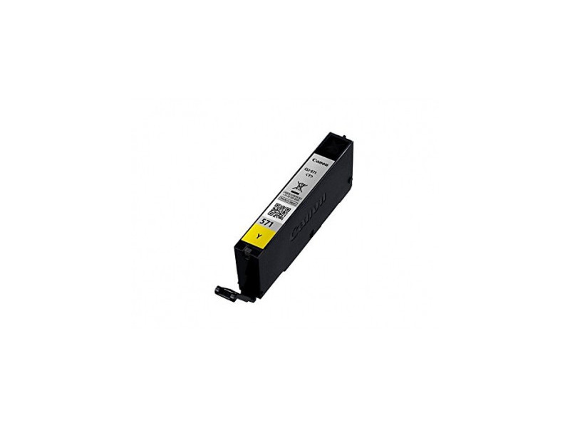 canon cartouche jet d'encre jaune cli-571 y capacidad pixma mg/5700 series/6800 series/7700 series