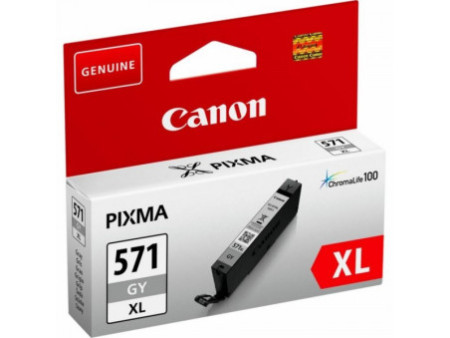 canon cartouche jet d'encre gris cli-571xl gy capacidad pixma mg/5700 series/6800 series/7700 series