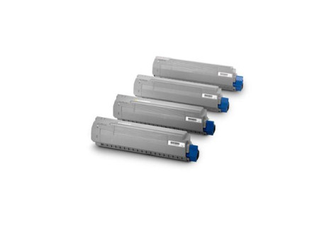 Lot de 4 toners compatible BK/C/M/Y - C831/C841