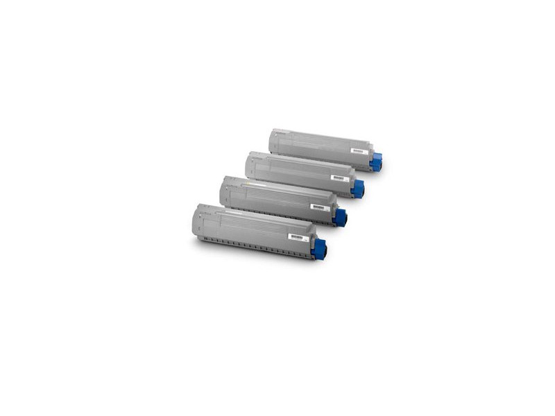 Lot de 4 toners compatible BK/C/M/Y - C831/C841