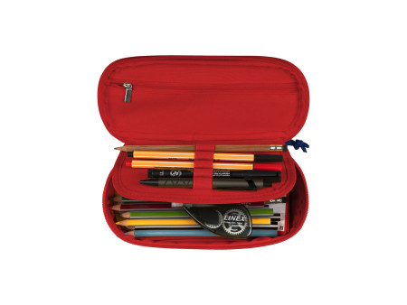 Oxford Trousse, polyester, oval, rouge