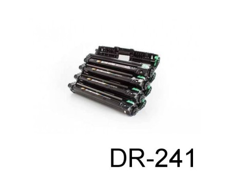 Tambour compatible Brother DR241CL - Couleur - lot de 4 (15.000 pages)