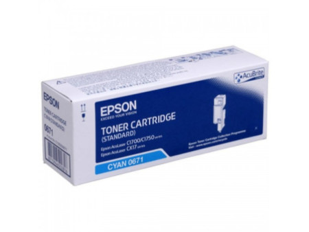 epson toner laser cyan 700 pages aculaser/c1700/c1750/cx17