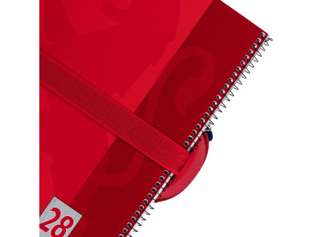 Oxford Trousse, polyester, oval, rouge