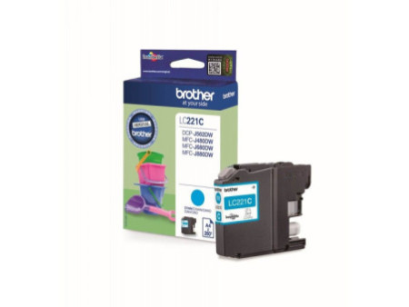 Cartouche Brother LC221C - Cyan - 260 pages