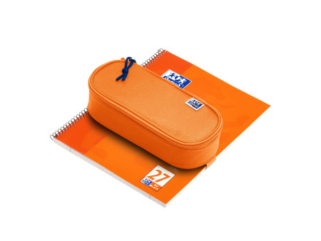 Oxford Trousse, polyester, oval, orange