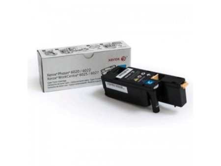 xerox toner laser cyan 1.000 pages workcentre/6027/6025 phaser/6022/6020