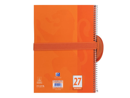 Oxford Trousse, polyester, oval, orange