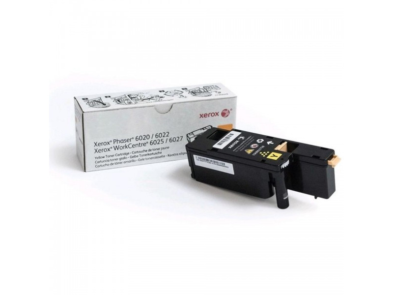 xerox toner laser jaune 1.000 pages workcentre/6027/6025 phaser/6022/6020