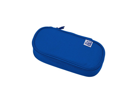 Oxford Trousse, polyester, oval, bleu