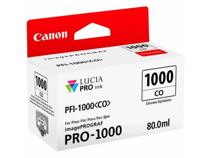 canon cartouche jet d'encre chroma optimizer pfi-1000 co 80ml pro 1000
