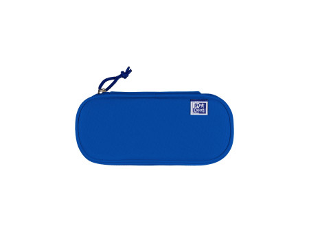 Oxford Trousse, polyester, oval, bleu