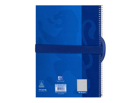 Oxford Trousse, polyester, oval, bleu