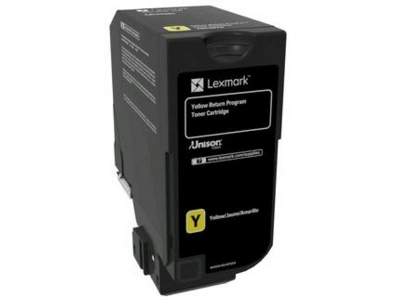 lexmark toner laser jaune 7.000 pages retornable cs/720/725 cx725