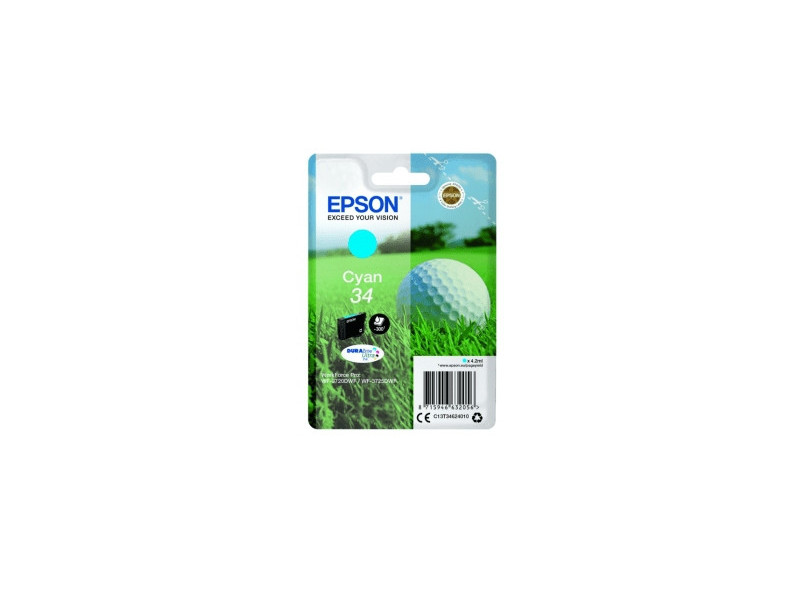 Cartouche Epson 34 - C13T34624010 - Cyan - 300 pages