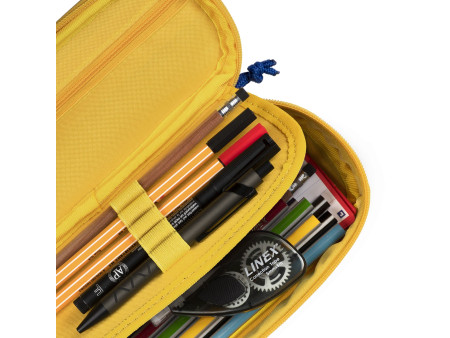 Oxford Trousse, polyester, oval, jaune