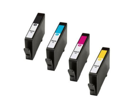 Lot de 4 cartouches compatibles HP 903XL - BK/C/M/Y