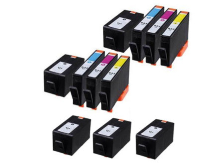 Multipack 11 Cartouches compatibles HP 934XL + 935XL
