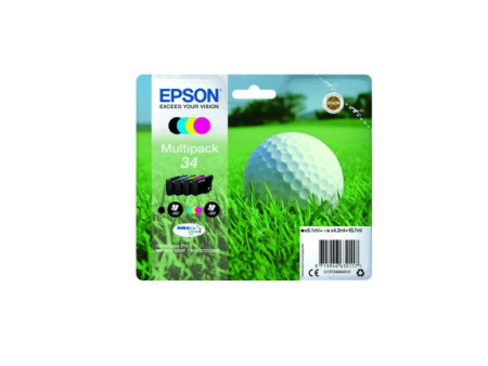 Multipack 4 Cartouches Epson 34 - C13T34664010 - BK/C/M/Y